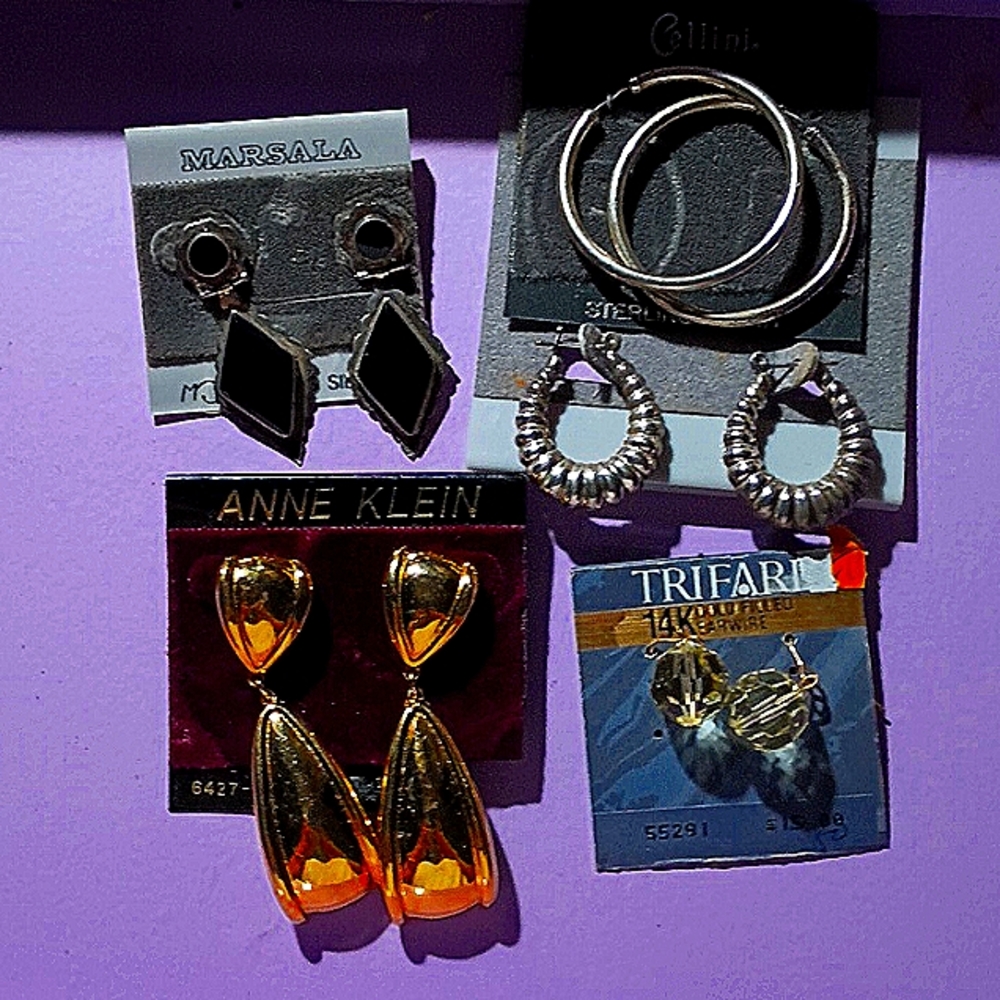 Assorted earrings take one or all